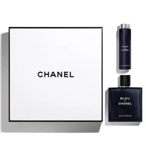 CHANEL,  CHANEL BLEU DE CHANEL 5 OZ. EAU DE PARFUM TWIST AND SPRAY SET , Item# BLO13198