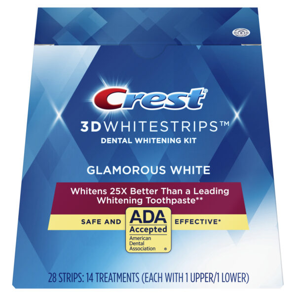 Crest 3D Whitestrips Glamorous White Teeth Whitening Kit, 14 Treatment, Item# BLO12752