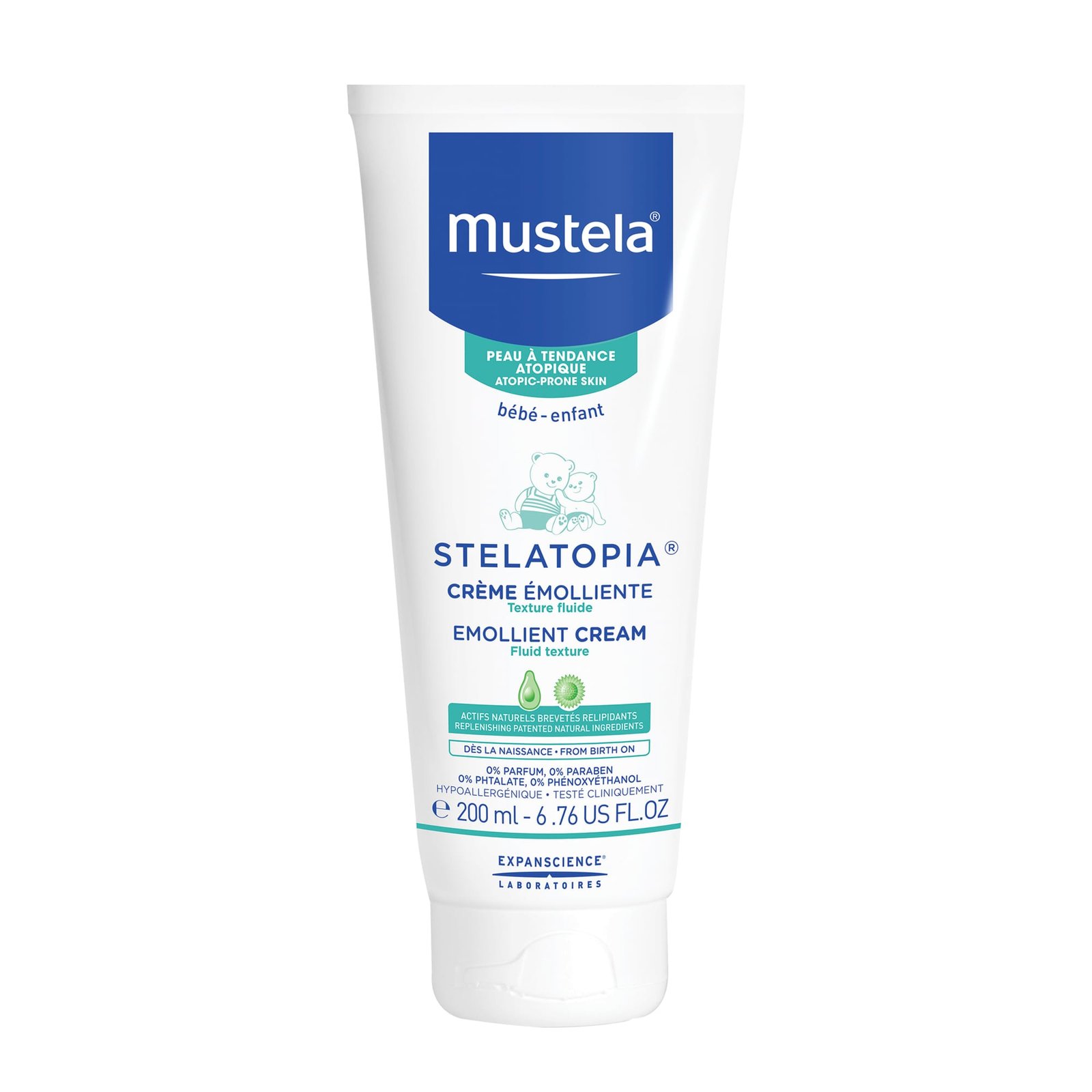 Mustela Stelatopia Baby Emollient Cream, Fragrance-Free Baby Lotion for Eczema-Prone Skin, 6.7 Oz, Item#  BLO12587