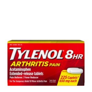 Tylenol 8 Hour Arthritis Pain Tablets with Acetaminophen, 225 ct, Item# BLO12272