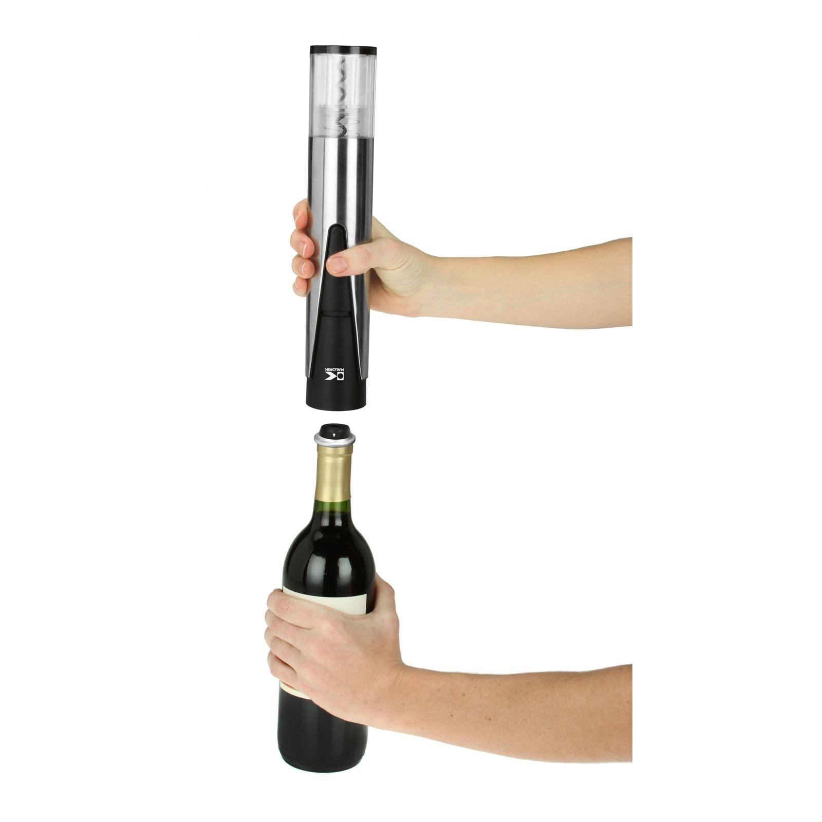 Kalorik 2-in-1 Stainless Steel Wine Opener and Preserver, Item# BLO12165