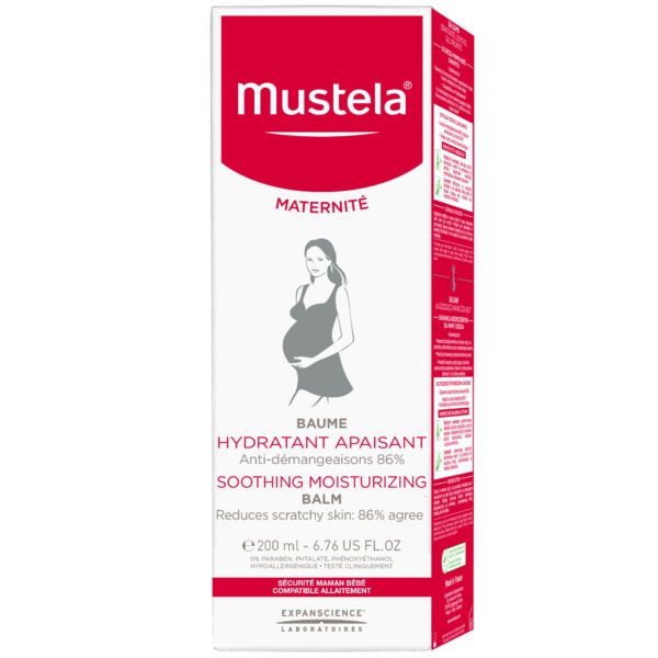 Mustela Maternity Soothing Moisturizing Balm, with Natural Avocado Peptides and Ceramides, 6.76 Oz., Item#  BLO12607