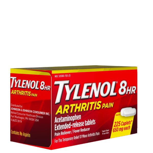 Tylenol 8 Hour Arthritis Pain Tablets with Acetaminophen, 225 ct, Item# BLO12272