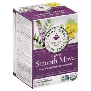 Traditional medicinals organic smooth move laxative tea, 1.13 oz, (pack of 6), Item# BLO12021