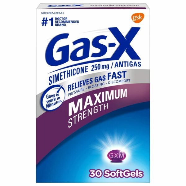 Gas-X Maximum Strength Softgels for Fast Gas Relief, 30 Count, Item# BLO17269