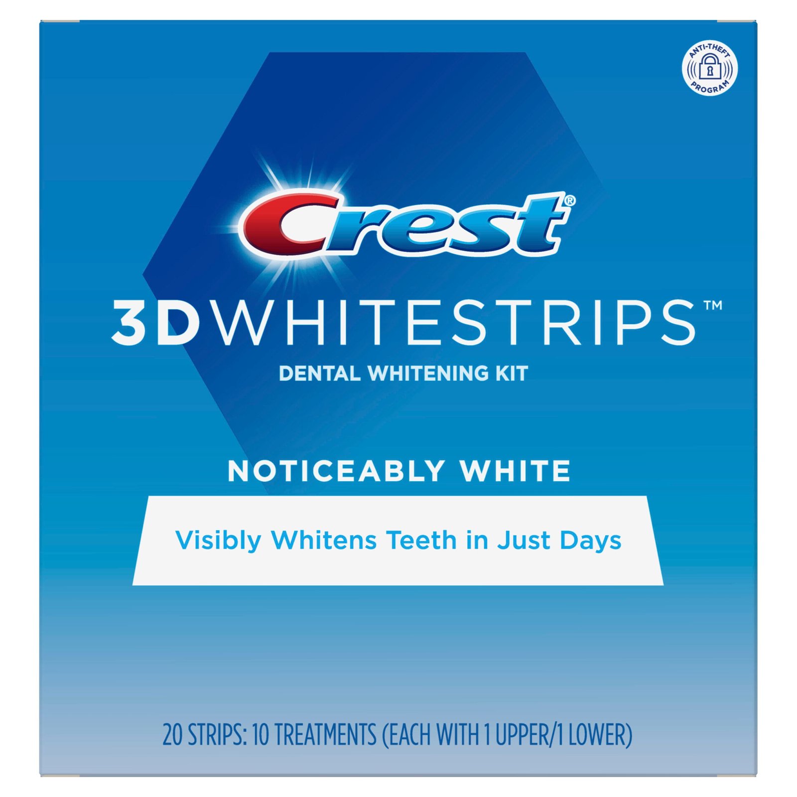 fab369af-5593-49f1-8124-a9887c26da26_1.879db422c175be2de79900cf1e3eacf9 Crest 3D Whitestrips Noticeably White Teeth Whitening Kit, 10 Treatments, Item# BLO12754