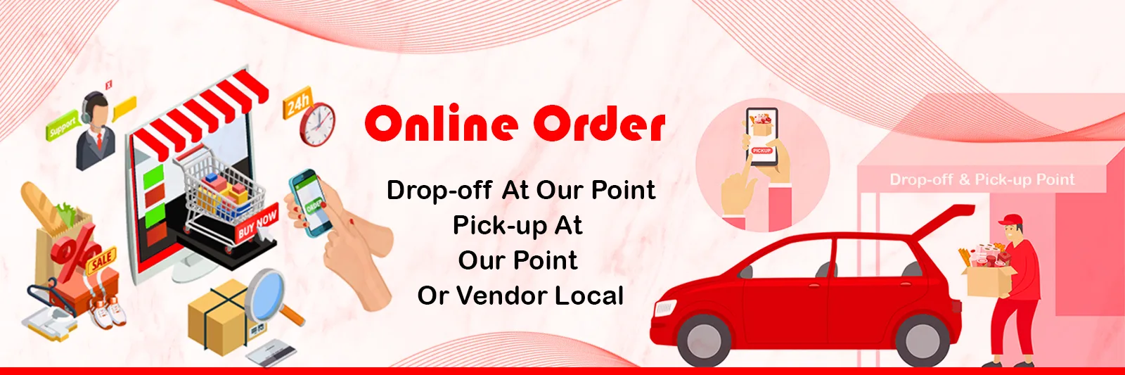 Our Point For Drop-off & Pick-up